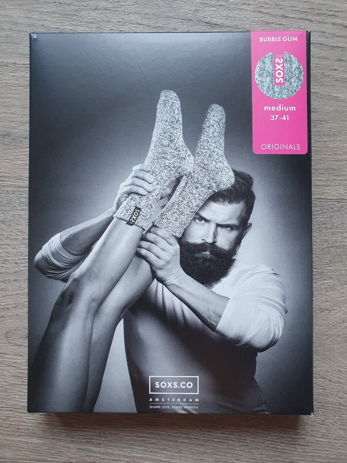 Soxs sokken Bubble gum, maat 37-41 grey, Sokken en Kniesokken, Nieuw, Ophalen of Verzenden, Grijs