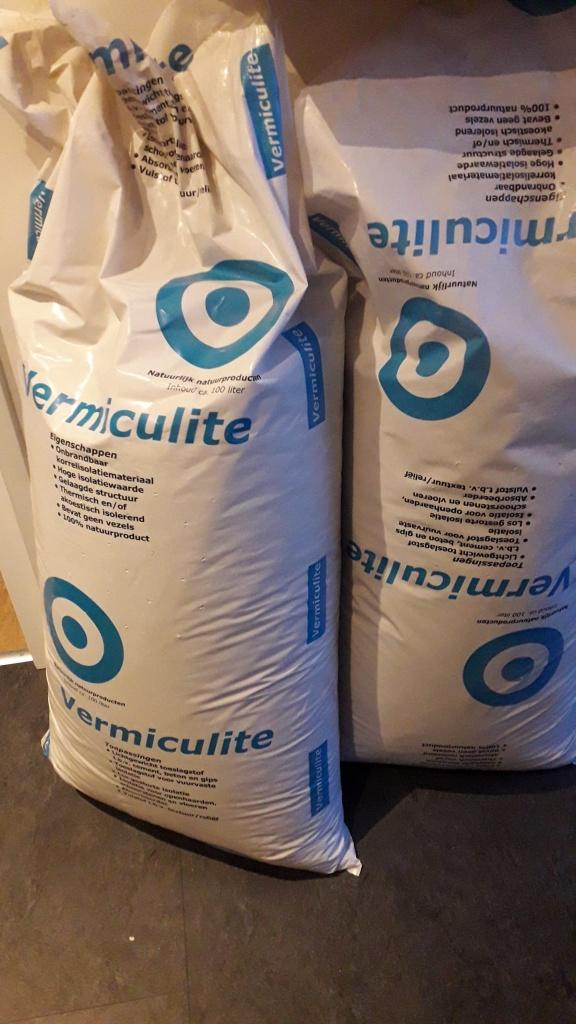Vermicullite isolatie korrels, Overige materialen, Dakisolatie, Nieuw, 5 tot 10 m²
