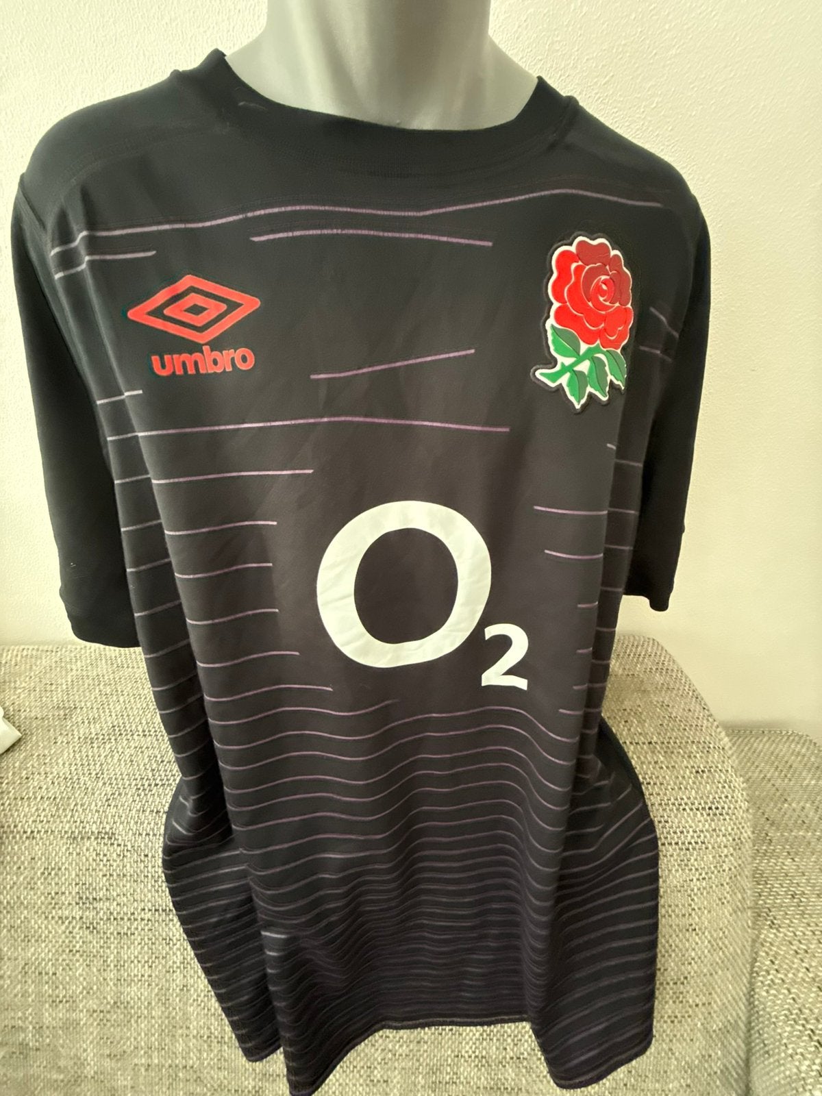 Engels rugbyshirt uitshirt Umbro xxl, Ophalen of Verzenden, Zo goed als nieuw, Buitenlandse clubs, Shirt