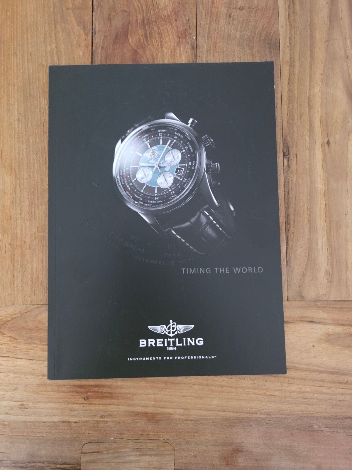 Breitling Catalogus - Timing the World, Ophalen of Verzenden, Zo goed als nieuw, Breitling, Catalogus
