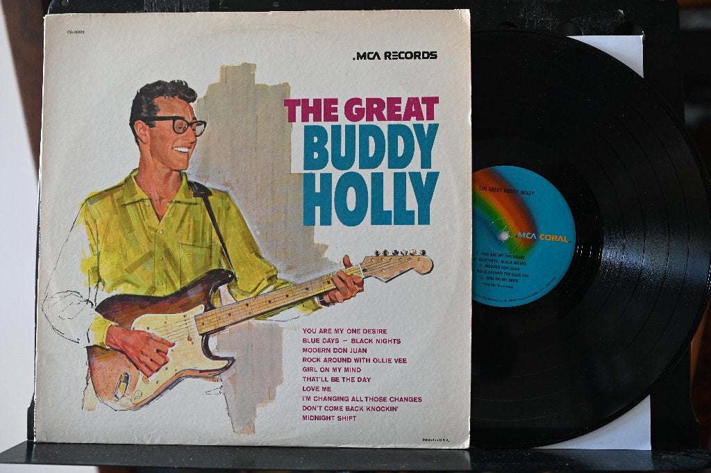 LP 1975 Buddy Holly - The Great Buddy Holly, LP, Ophalen of Verzenden, Zo goed als nieuw, Beschermende buitenhoes