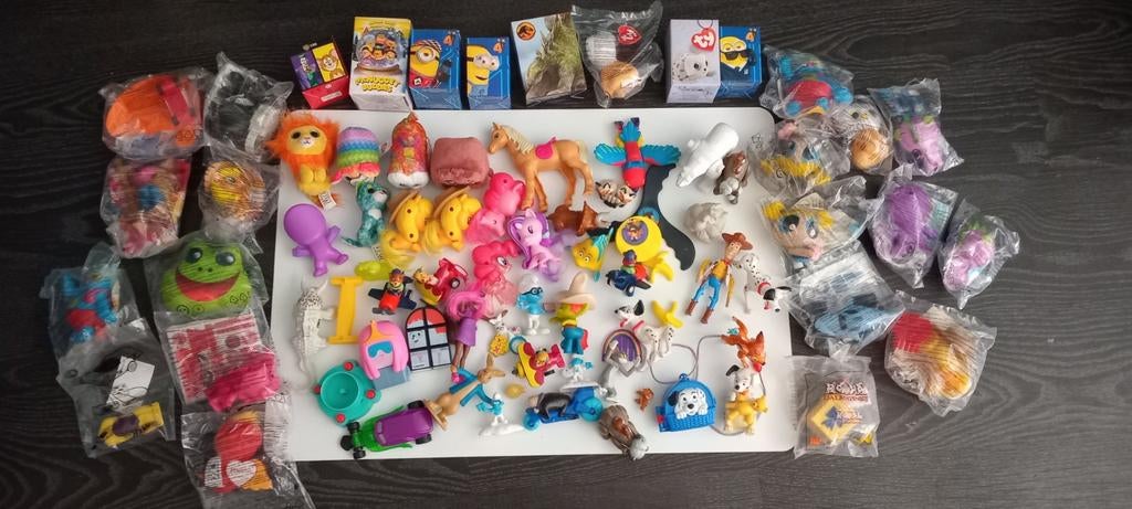 McDonald's Happy Meal Speeltjes +75 stuks! Disney spiderman, Verzamelen, Poppetjes en Figuurtjes, Ophalen of Verzenden, Nieuw