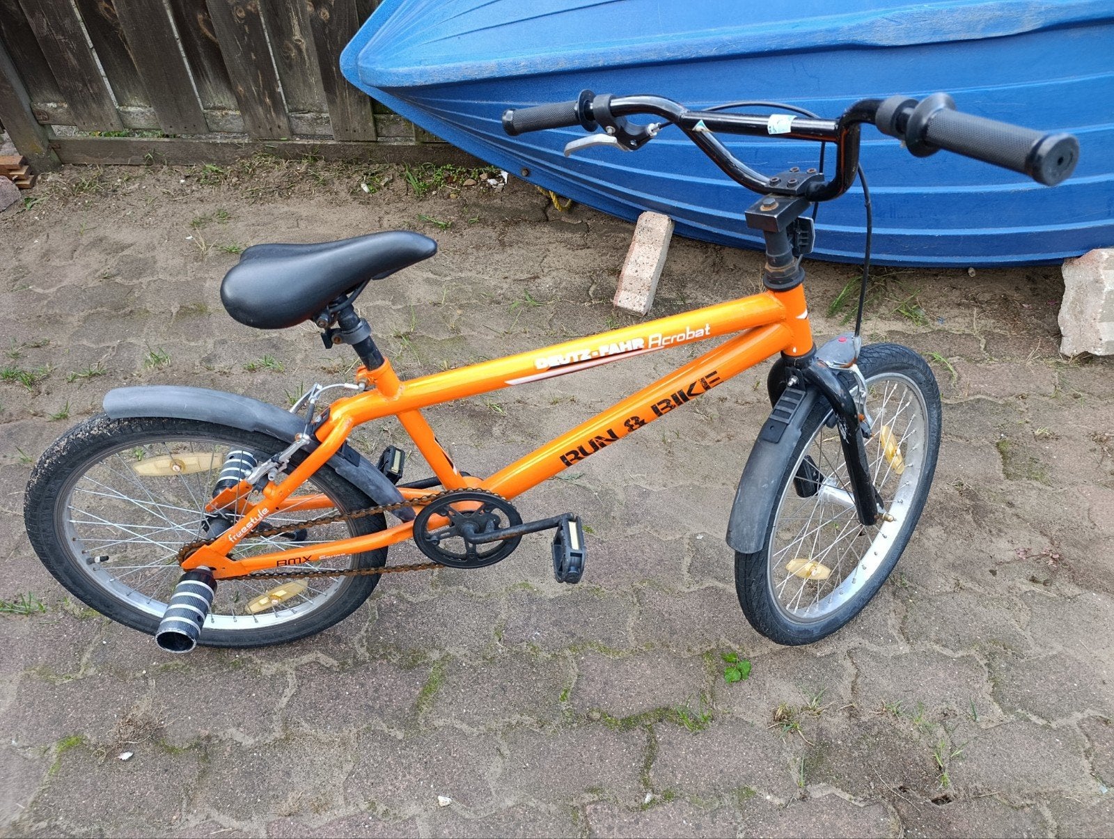 cross fiets jongens, Ophalen, Gebruikt, 20 inch