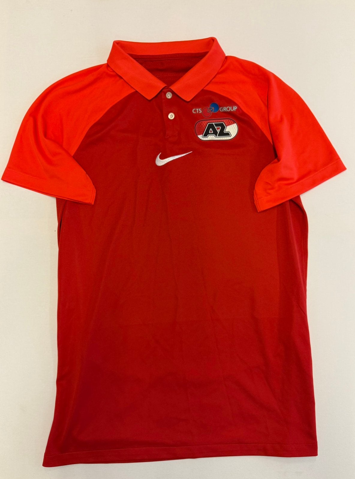 AZ Alkmaar training polo, Maat M, Verzenden, Zo goed als nieuw, Shirt
