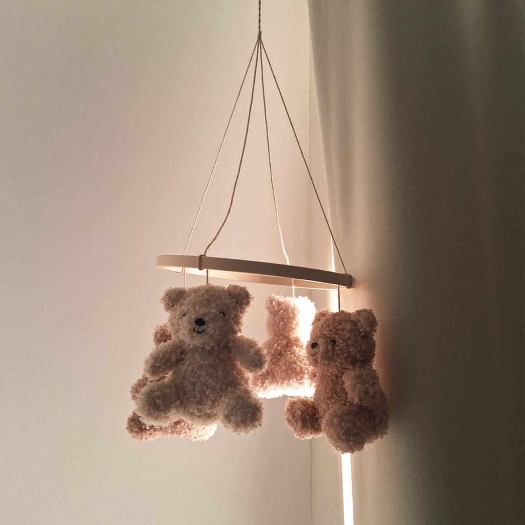 Jollein baby mobiel met teddyberen - Nieuwstaat, Ophalen of Verzenden, Nieuw, Mobiel