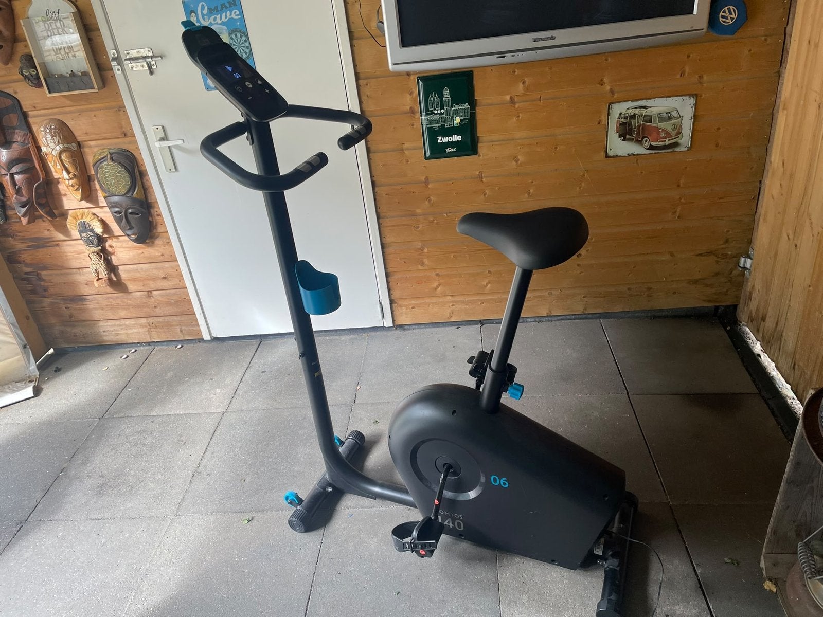 Domyos Hometrainer Essential 140 - Zo goed als nieuw, Ophalen of Verzenden, Zo goed als nieuw, Metaal, Benen