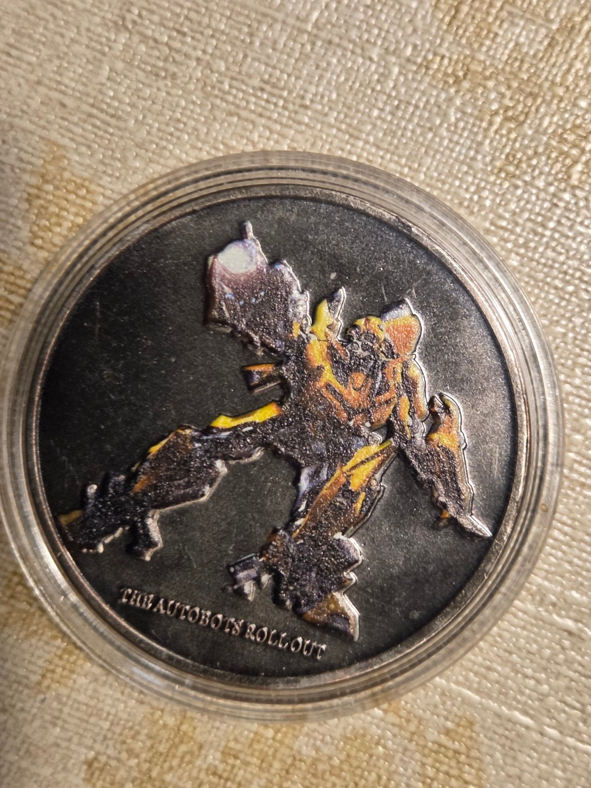 Transformers Age of Extinction Autobot munt, Ophalen of Verzenden, Nieuw, Autobots