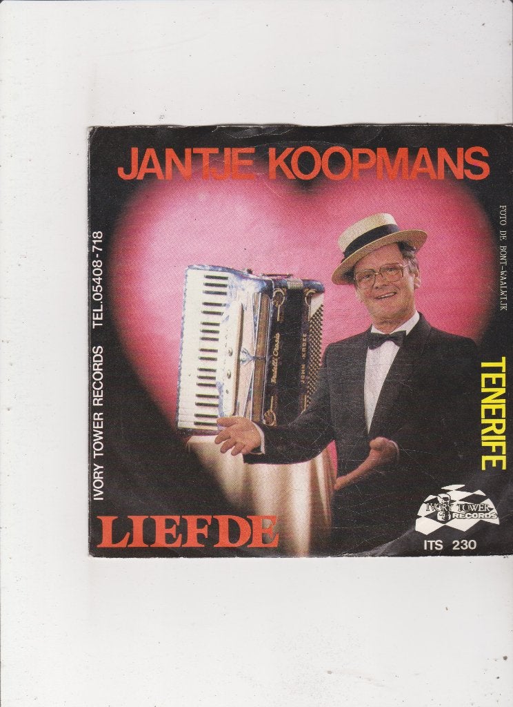 Single Jantje Koopmans - Liefde, Ophalen of Verzenden, Gebruikt, Nederlandstalig