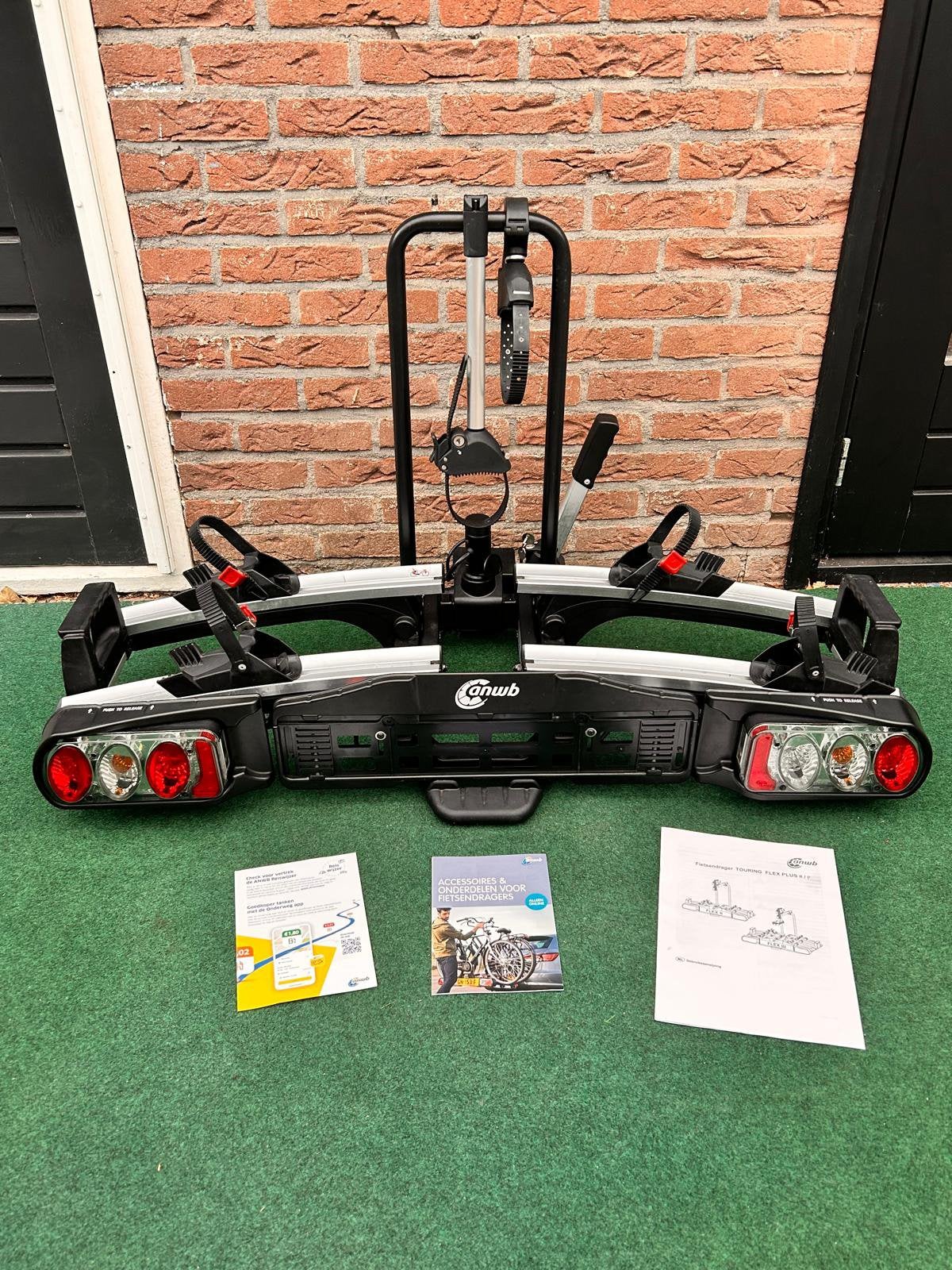 ANWB touring flex plus 2, kantelbaar, inklapbaar, zgan!, Auto diversen, Fietsendragers, Ophalen, Elektrische fiets, Zo goed als nieuw