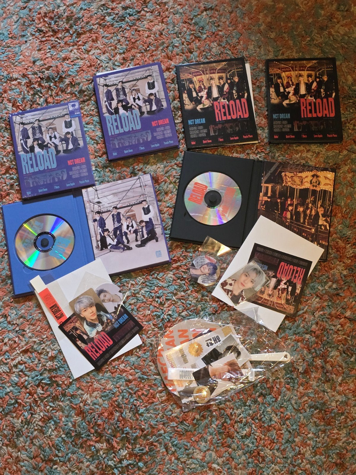 6 × NCT-Dream Reload K-pop TEGEN ELK AANNEMELIJK BOD, K-pop, Ophalen of Verzenden, Zo goed als nieuw, Bonusmateriaal