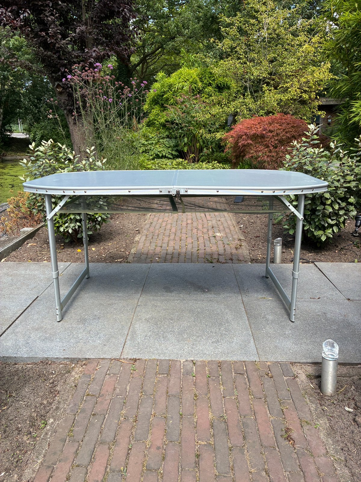 Campingtafel in koffermodel, 150 x 80,, Ophalen, Gebruikt, Campingtafel