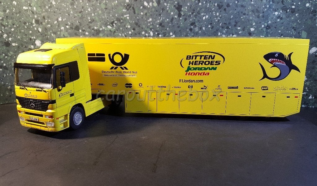 Mercedes Benz JORDAN f1 RAGING 1/43, Hobby en Vrije tijd, Verzenden, Nieuw, Auto, Overige merken