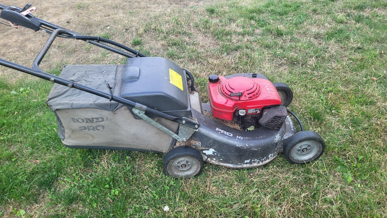 Honda HRH 536 OPKNAPPER!, Ophalen, Cirkelmaaier, Honda, Gebruikt