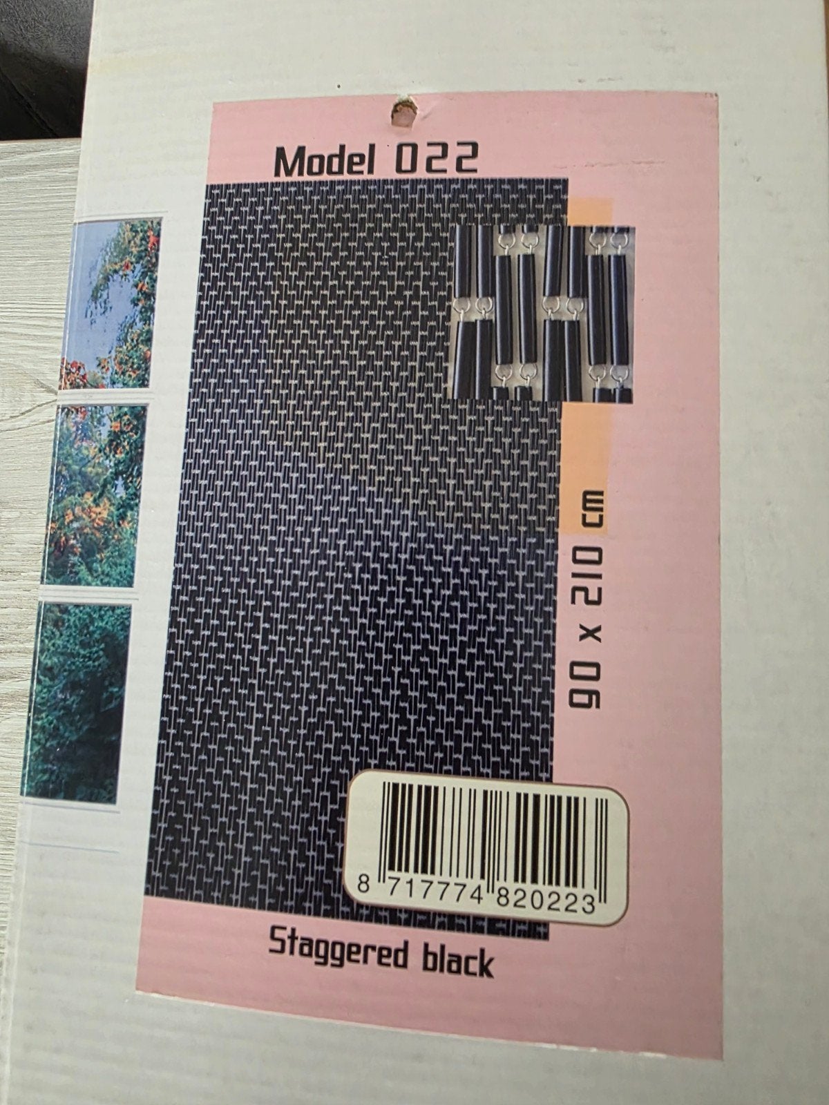 Te koop: vliegengordijn, Ophalen, Zo goed als nieuw, Zwart