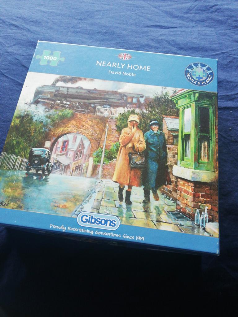Gibsons puzzel Nearly home, 1000 stukjes, Hobby en Vrije tijd, Ophalen of Verzenden, 500 t/m 1500 stukjes, Zo goed als nieuw, Legpuzzel
