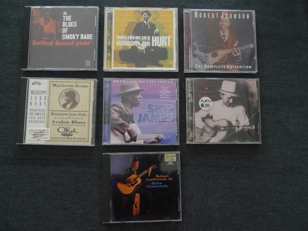 (vroege) blues / americana cd-'s, verzameling van  7 titels, Ophalen of Verzenden, Gebruikt, Blues
