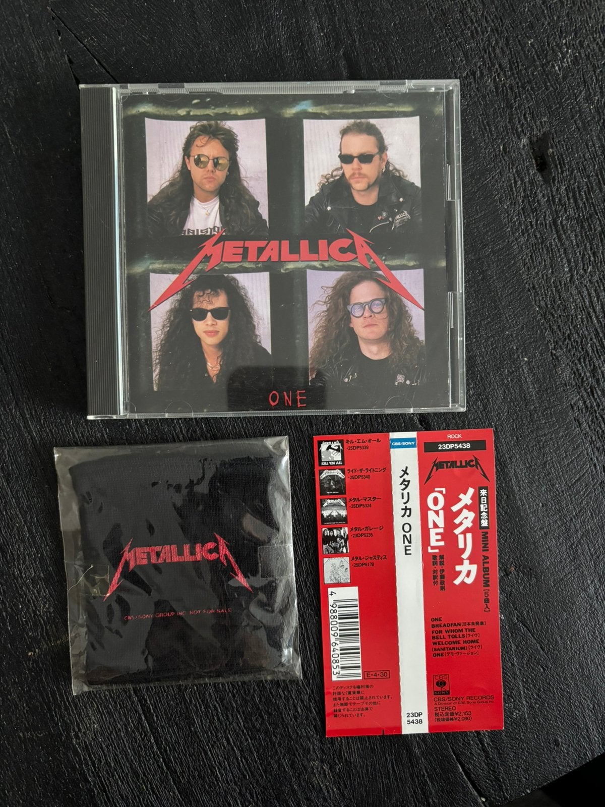 Metallica One Japan RED CD mét het zweetbandje, ZELDZAAM!!!, Ophalen of Verzenden, Zo goed als nieuw