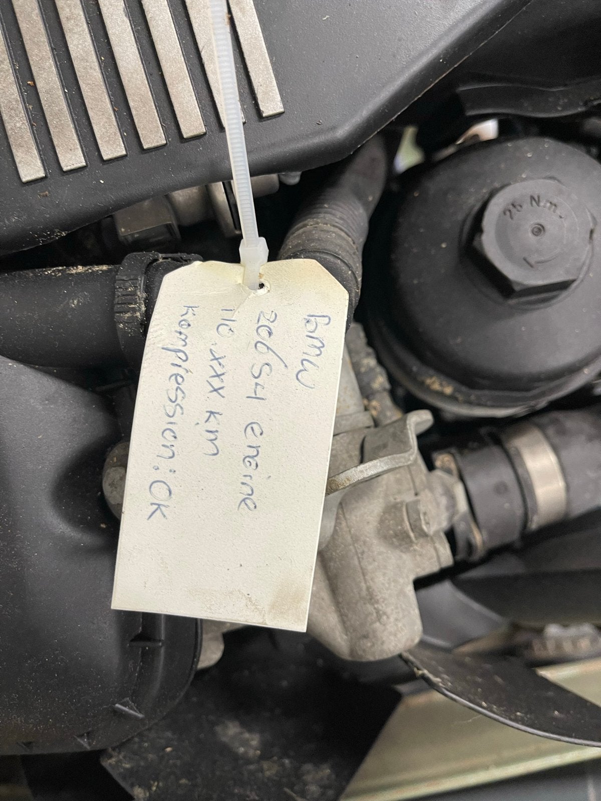 BMW M52 E36 206S4 Motor - 110.000 km, Compressie OK, Ophalen, Gebruikt, BMW