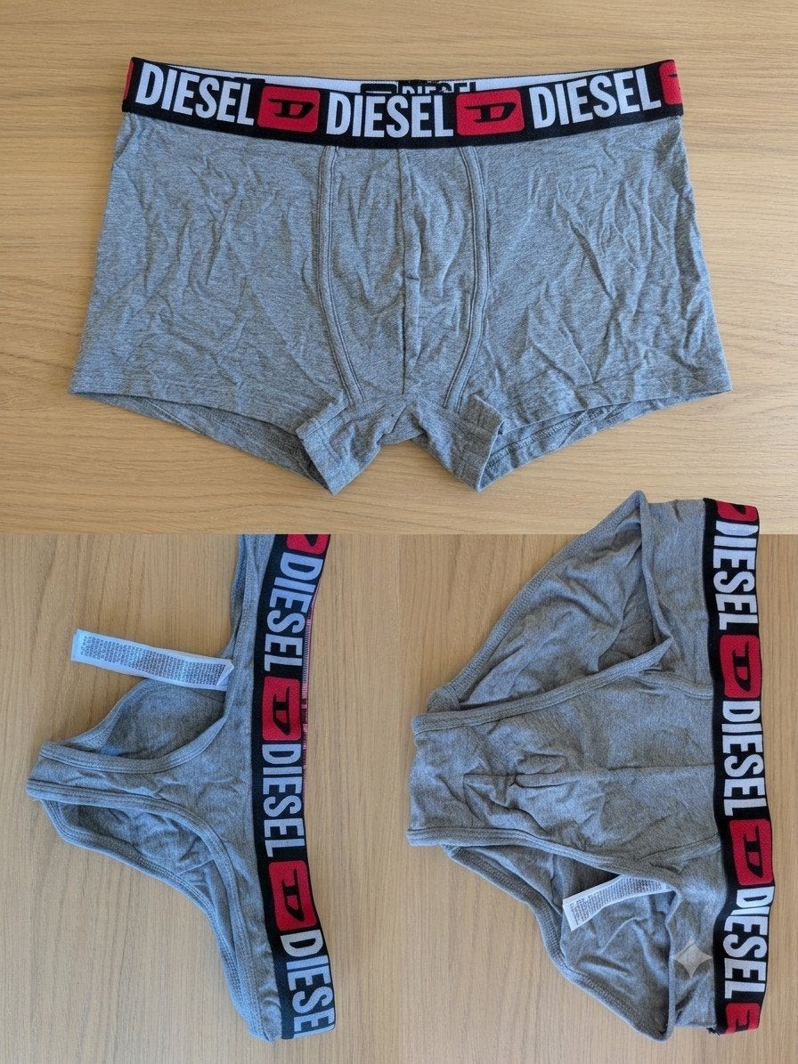 Diesel Grijs Ondergoed Set maat L - String, Slip en Boxer, Kleding | Heren, Ondergoed, Verzenden, Grijs, Diesel, Boxer