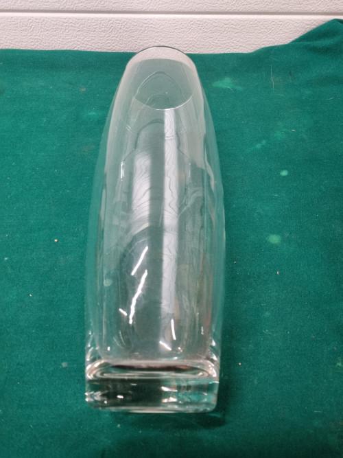 Vaas glas slank dikke bodem, Ophalen of Verzenden, 'T Olde Gre-j, Info@toldegrej.nl, Endepoelstraat 20f Didam