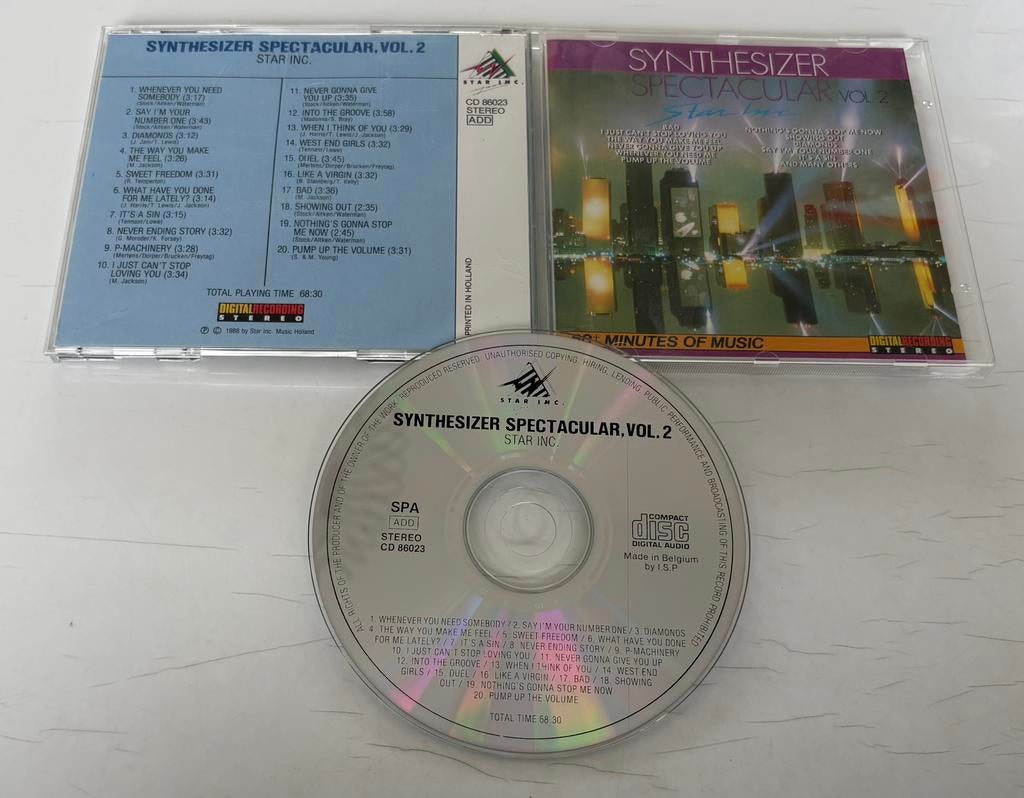 Synthesizer spectacular vol. 2 (nieuwstaat), Ophalen of Verzenden, Zo goed als nieuw, Pop