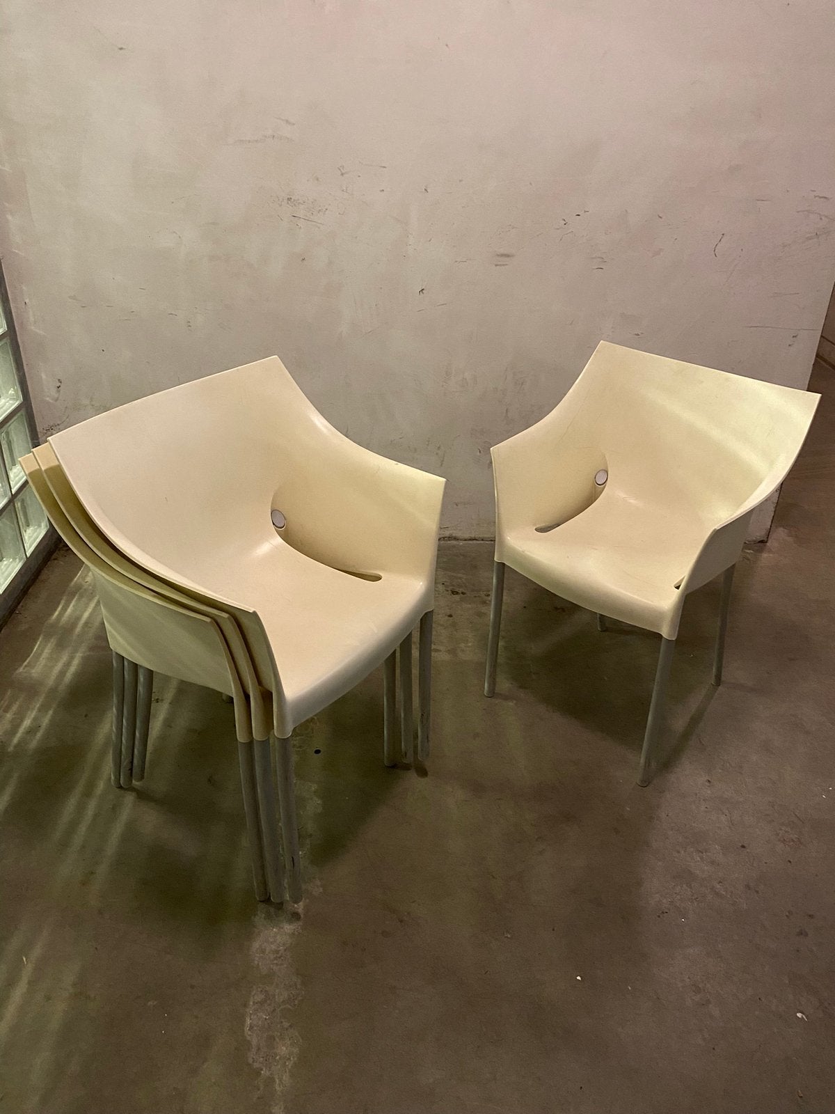 4x Philippe Starck stoelen Dr. No, Ophalen, Kunststof, Gebruikt, Overige kleuren