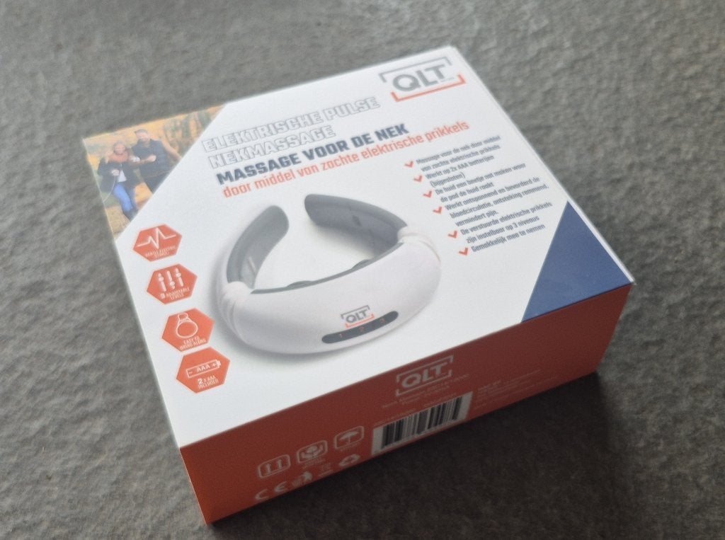 QLT Elektrische Pulse Nekmassage., Ophalen of Verzenden, Zo goed als nieuw, Apparaat