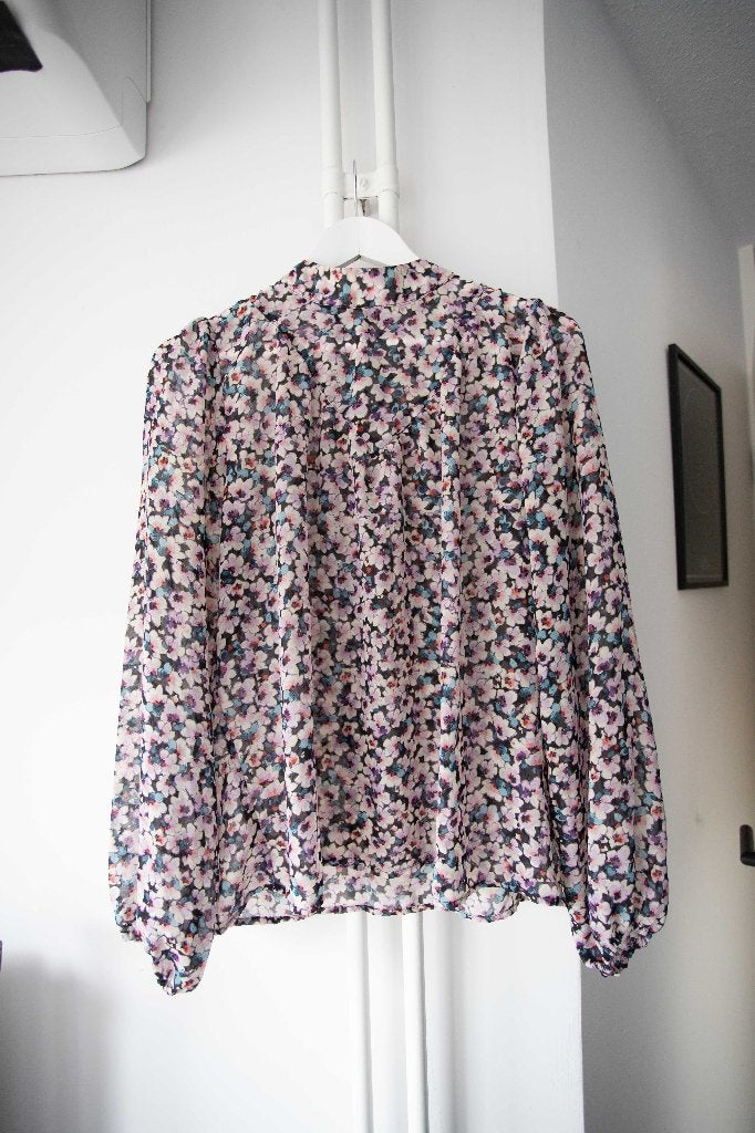 Blouse met bloemenpatroon Aaiko maat M, Maat 38/40 (M), Aaiko, Meerkleurig, Ophalen of Verzenden