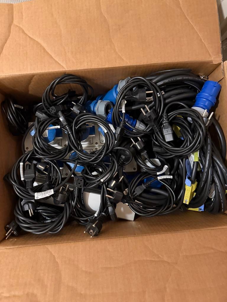 C13 Power kabels + IBM kabels en overige, Ophalen, Gebruikt