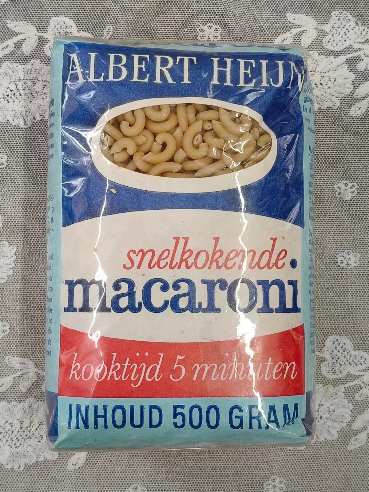 Oud vol pak AH macaroni, Verzamelen, Merken en Reclamevoorwerpen, Ophalen of Verzenden, Zo goed als nieuw, Overige typen