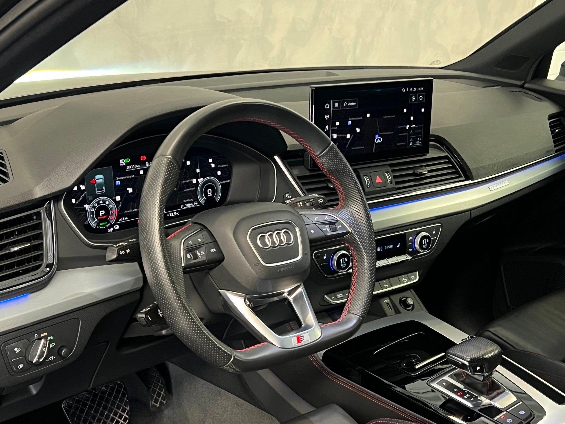 Audi Q5 50 TFSI e 3x S Line LUCHTVERING|RS SEATS|MASSAGE|B&O, Auto's, Automaat, Gebruikt, 4 cilinders, Bedrijf