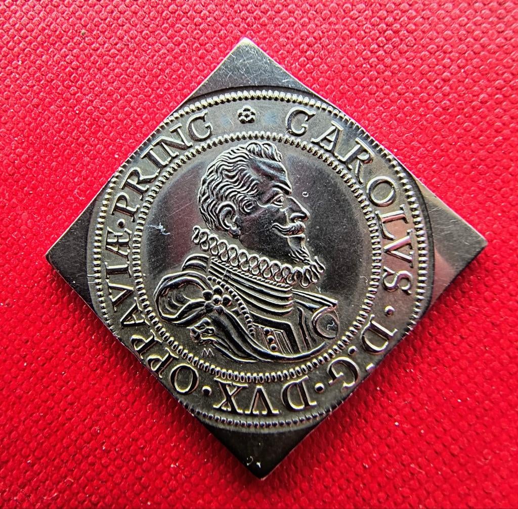 Liechtenstein: Zilveren munt van 3 dukaten (naslag), Ophalen of Verzenden