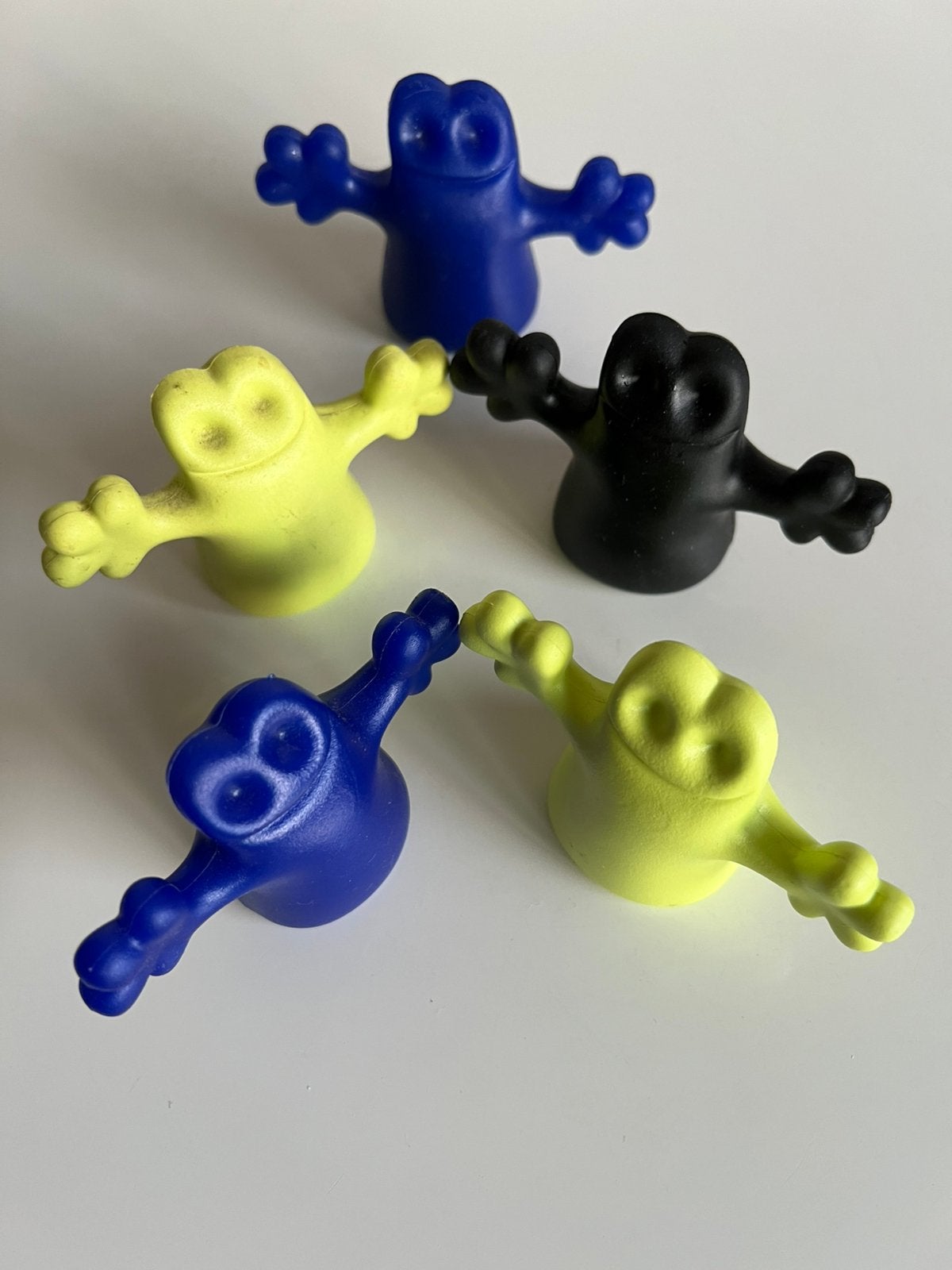 5 Alessi Design Carlo Ghost Spookjes Flessenstop Blauw Lime, Ophalen of Verzenden, Overige typen, Kunststof