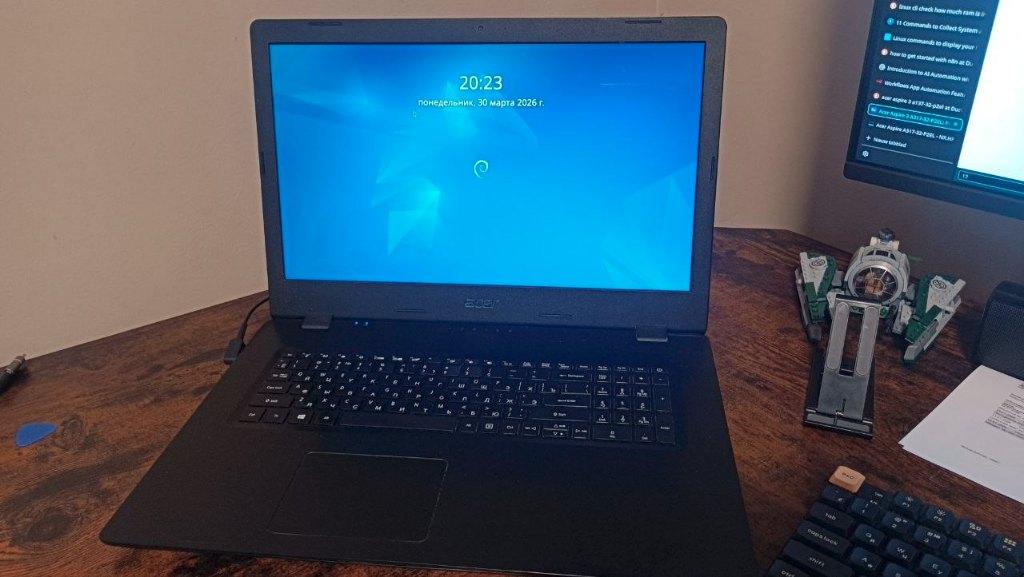 Acer Aspire 3, 2017, 17,3 inch, RU keyboard, Computers en Software, Windows Laptops, Gebruikt, 17 inch of meer, SSD, Minder dan 2 Ghz
