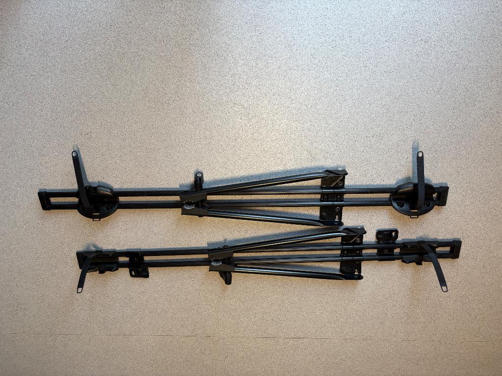 Fietsendrager Thule Freeride 2 stuks, Ophalen, Gebruikt, Brede banden, Dakdrager