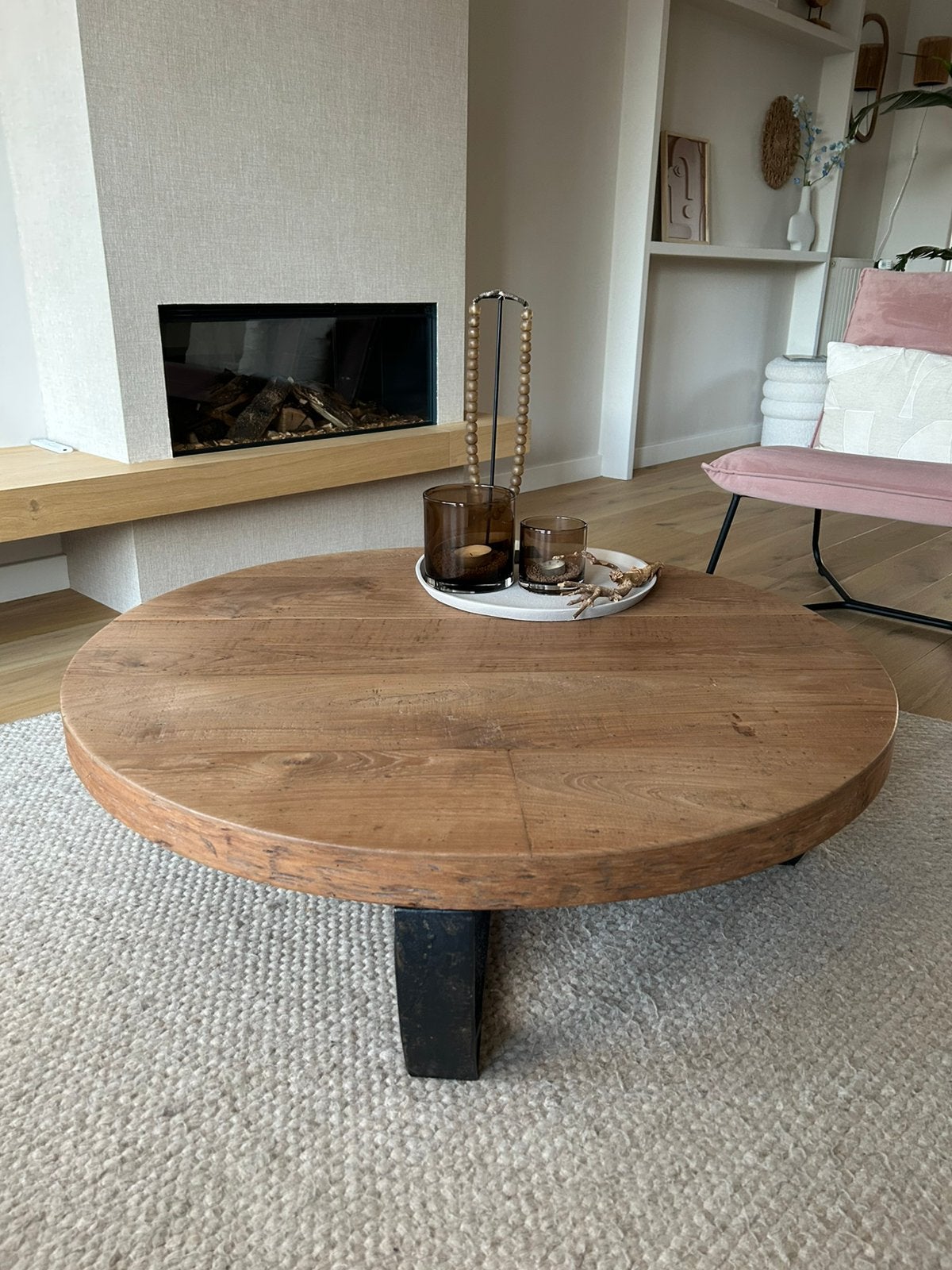 Te koop mooie salontafel, Ophalen, Zo goed als nieuw, Rechthoekig, 50 tot 100 cm