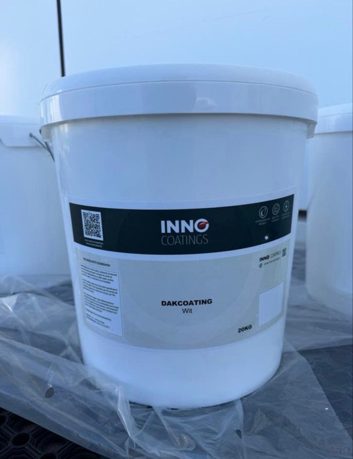 INNO COATINGS Dakcoating Wit 20KG, Ophalen, Overige materialen, Overige kleuren, Nieuw