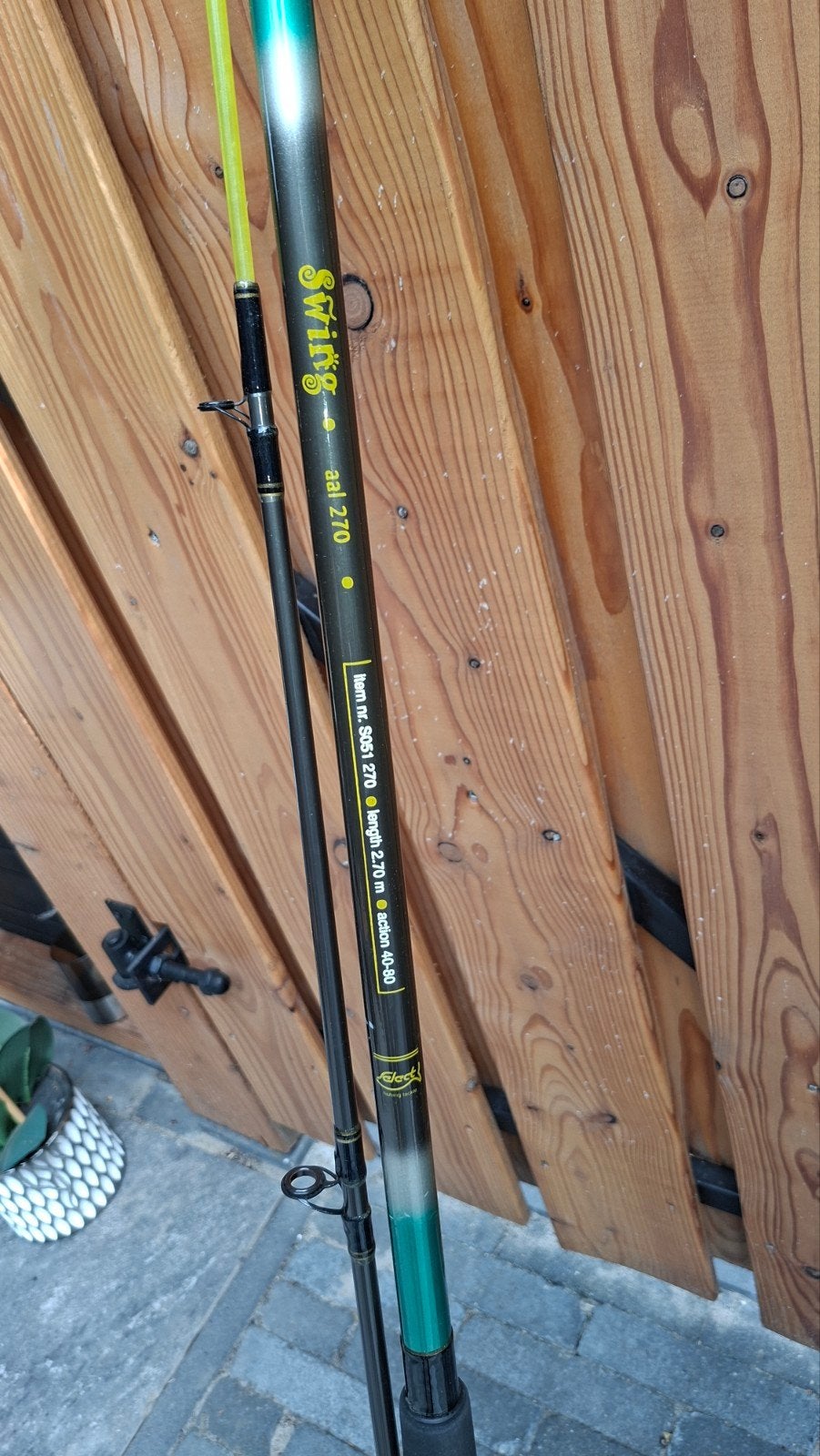 Swing Aal 270 Werphengel - 2.70m, 40-80g werpgewicht, Ophalen of Verzenden, Gebruikt, Werphengel