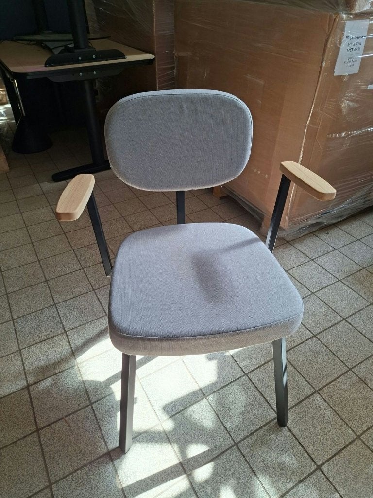 36x De Machinekamer MK Design stoel Nieuw, Nieuw, Ophalen of Verzenden, Stof, Grijs