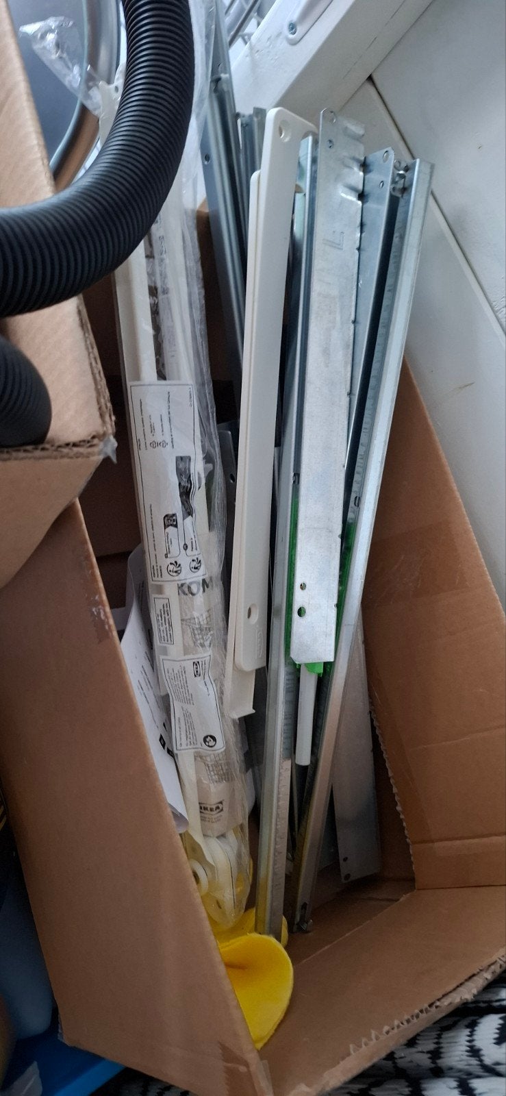 IKEA Utrusta ladegeleiders en frontbev. (NIEUW) Pax kast, Ophalen of Verzenden, Nieuw
