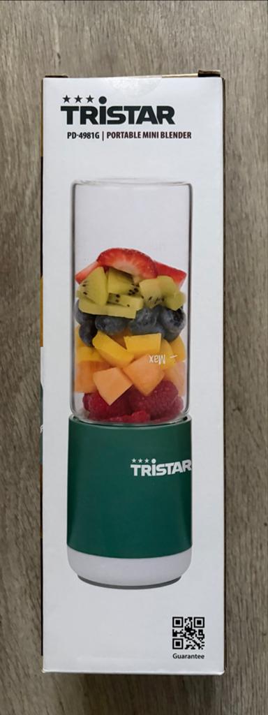 Nieuwe Tristar Draagbare Mini Blender, Ophalen of Verzenden, Nieuw, Groen, Overige merken