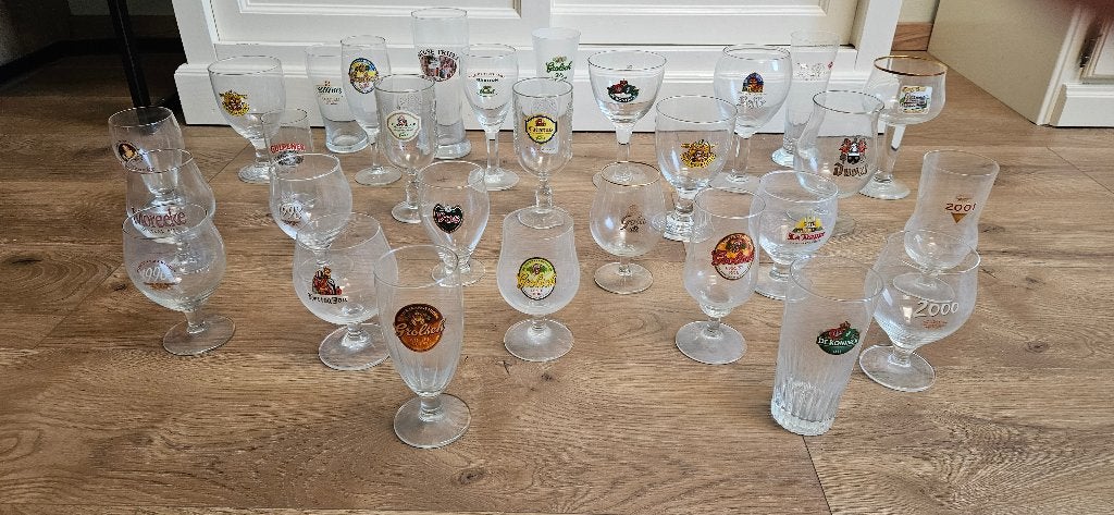 Verzameling bierglazen, Ophalen, Nieuw, Glas of Glazen, Overige merken