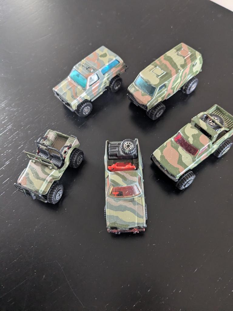 Matchbox leger voertuigen set - 5 stuks, Ophalen of Verzenden, Gebruikt