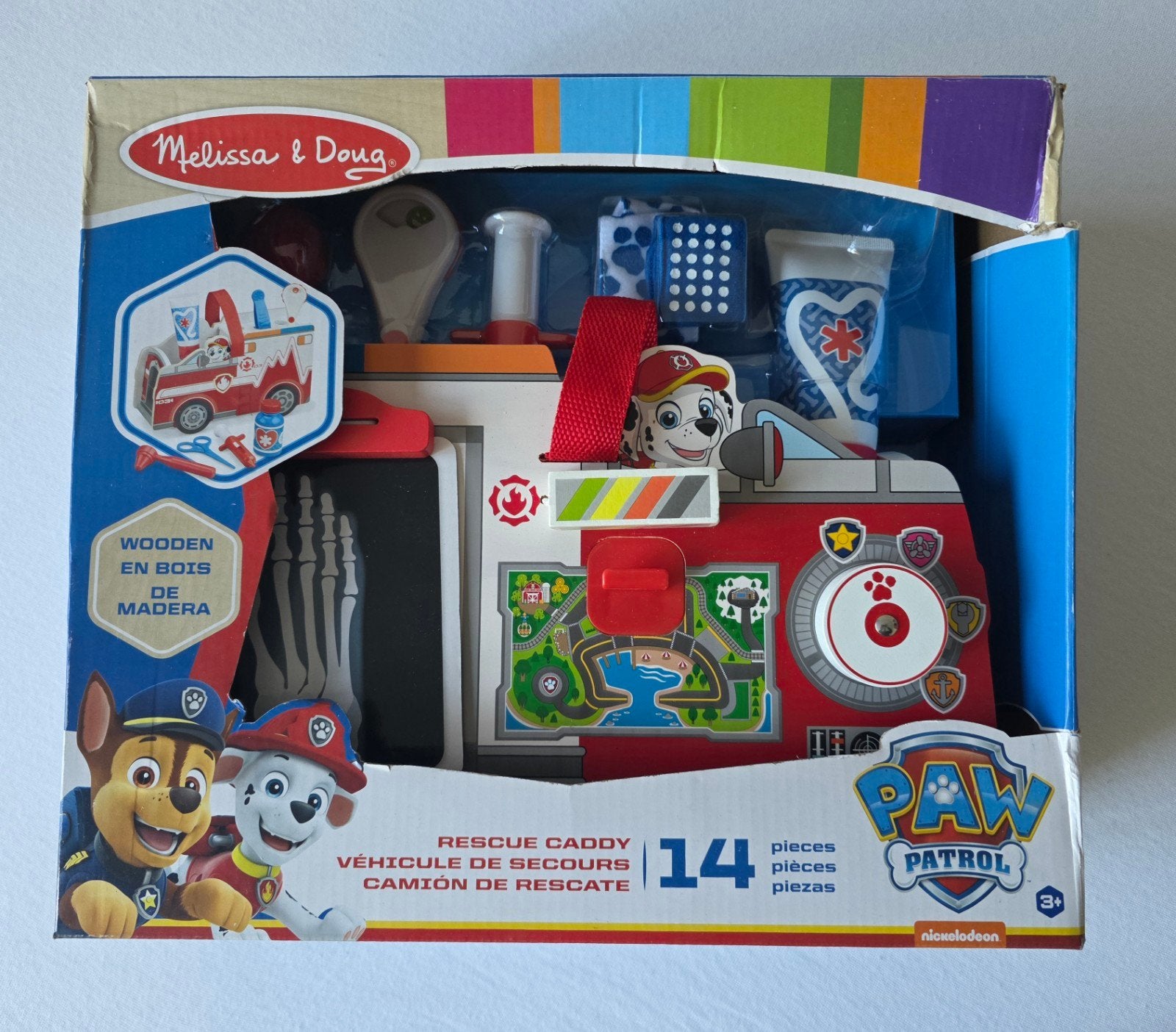 Melissa & Doug Paw Patrol Houten Reddingsvoertuig Speelset, Verzenden, Knutselen, Nieuw, Melissa & Doug