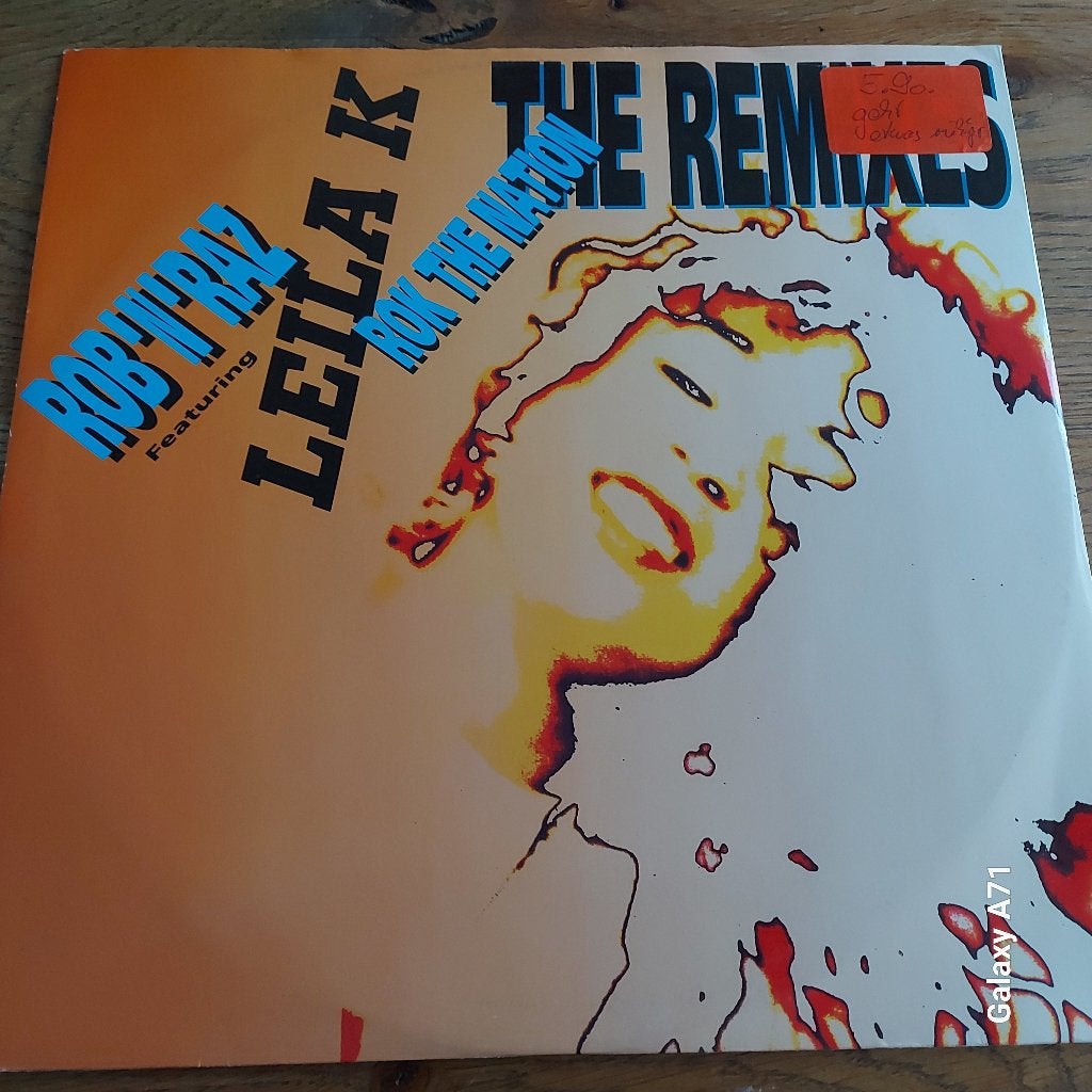 12 inch Maxisingel Rob'N Raz & Leila K - Rok The Nation, Cd's en Dvd's, Vinyl | Dance en House, Gebruikt, Ophalen of Verzenden