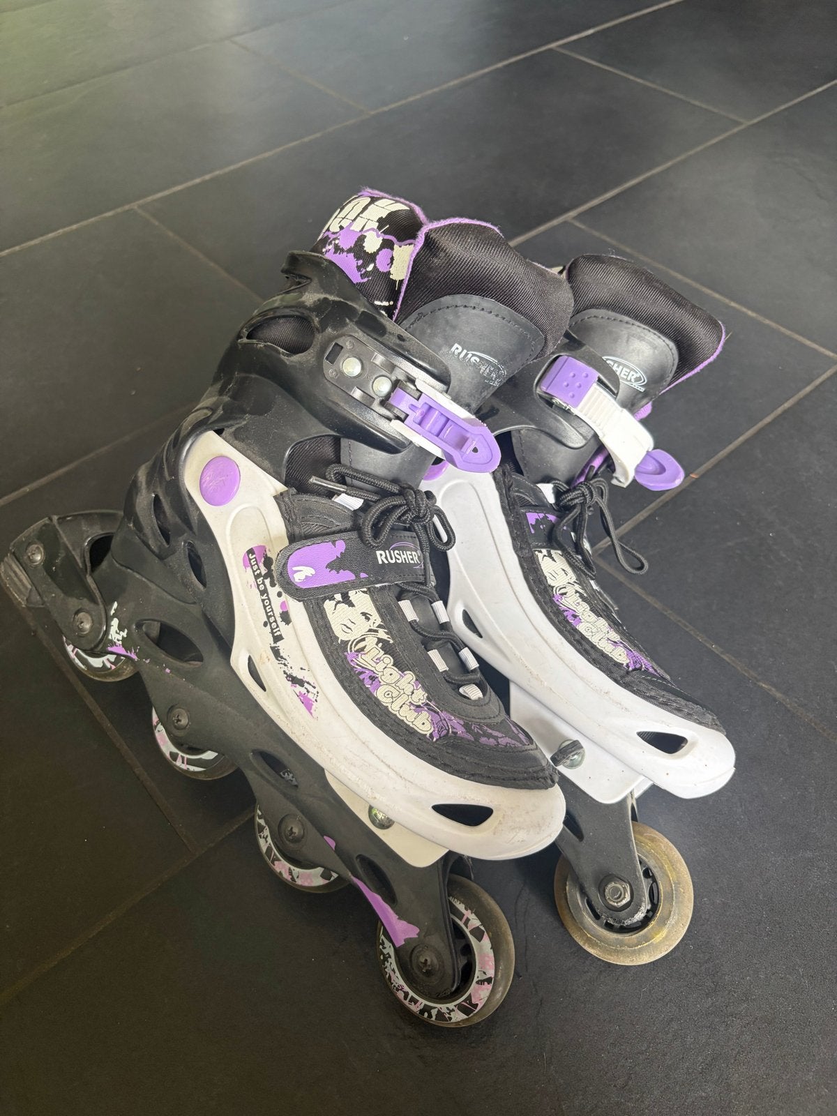 Verstelbare Rusher inline skates, maat 39-42, Overige merken, Kinderen, Ophalen of Verzenden, Inline skates 4 wielen