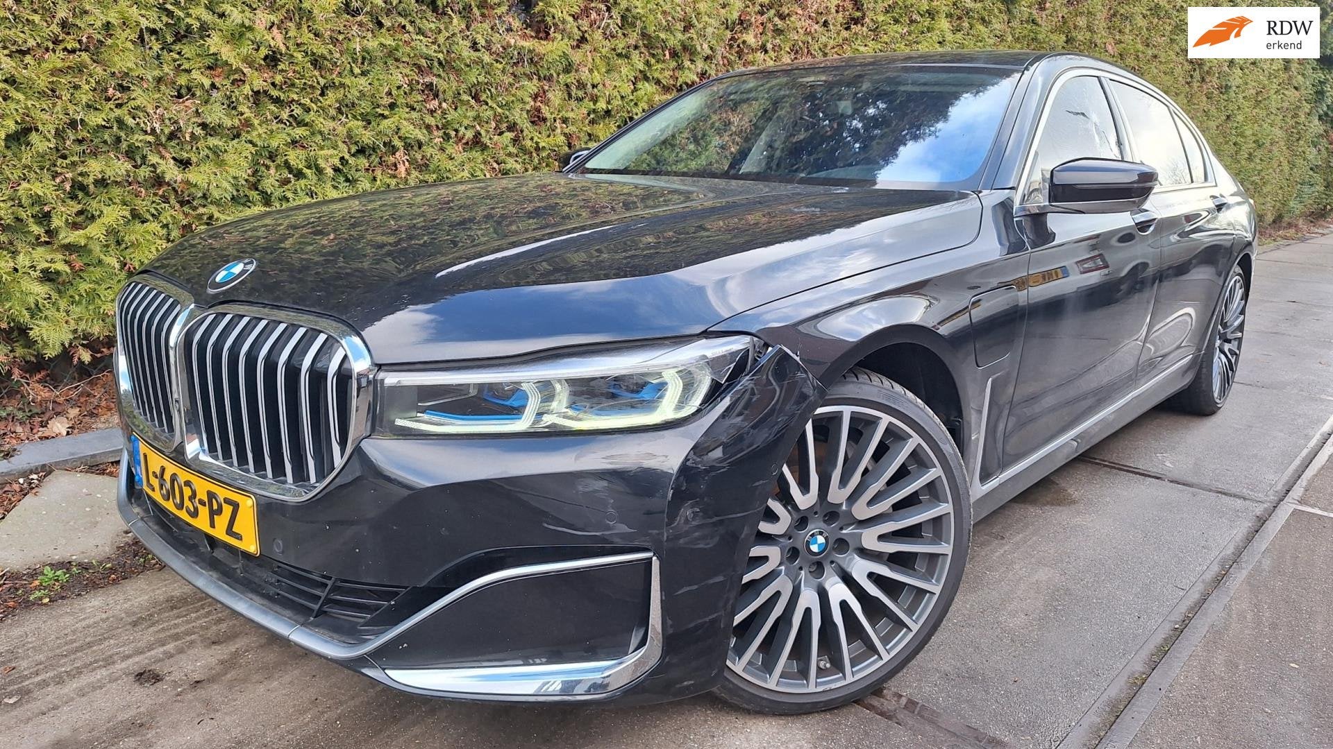 BMW 7-serie 745Le xDrive High Executive, Automaat, Gebruikt, 138 €/maand, Zwart