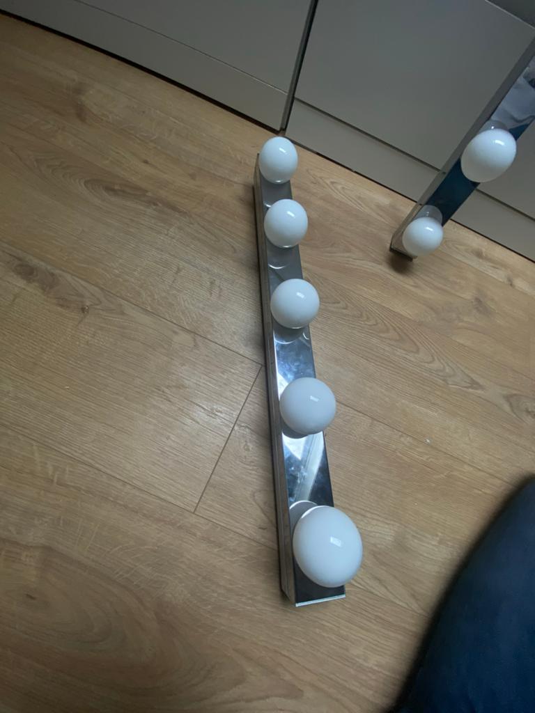 2 IKEA make-up tafel lampen, Huis en Inrichting, Ophalen, Gebruikt
