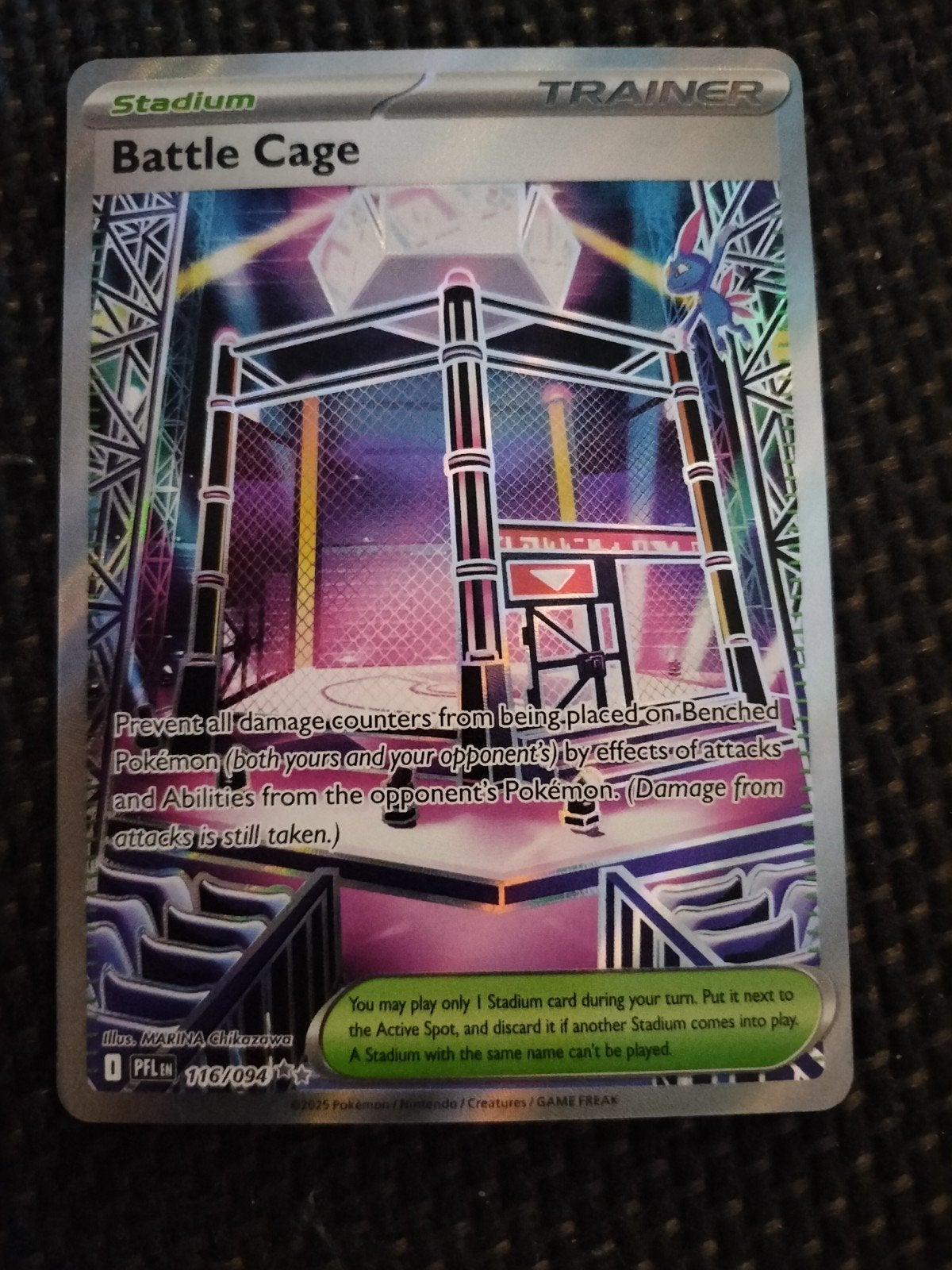 Pokémon TCG Battle Cage Trainer Kaart 118/094, Ophalen of Verzenden, Zo goed als nieuw, Losse kaart