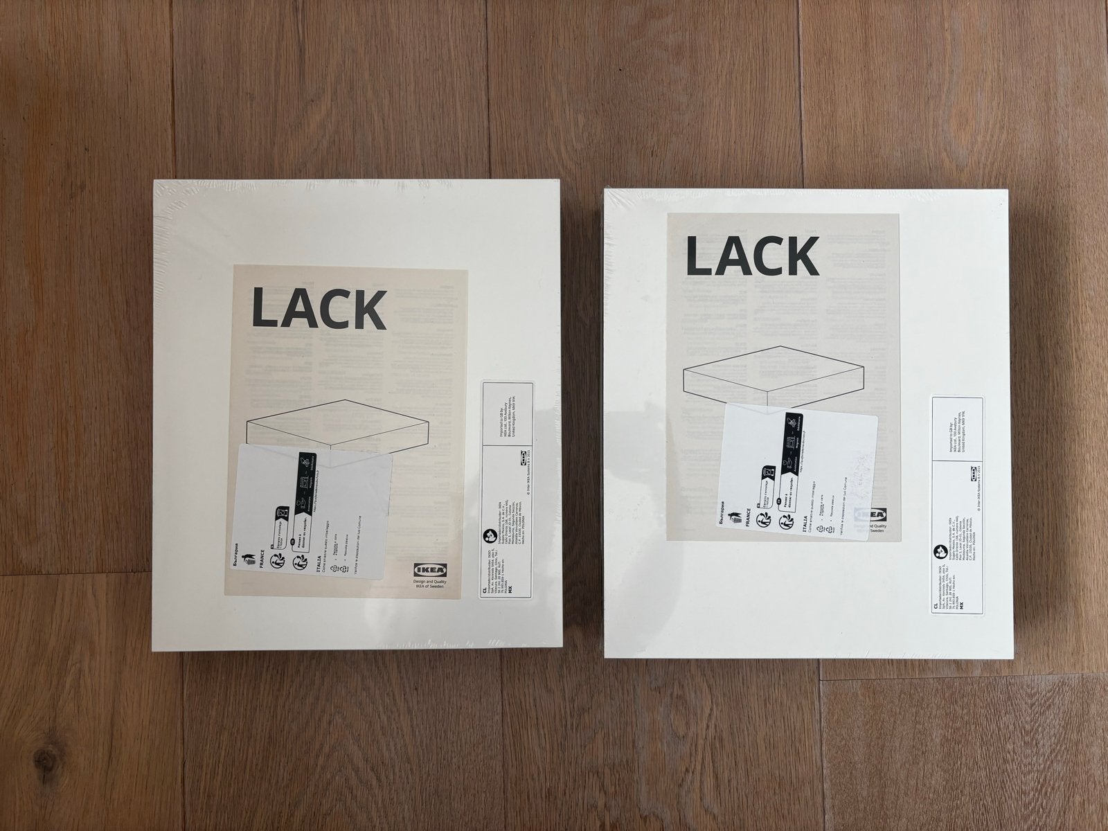 Nieuwe IKEA LACK plankjes - Wit, Ophalen of Verzenden, Nieuw